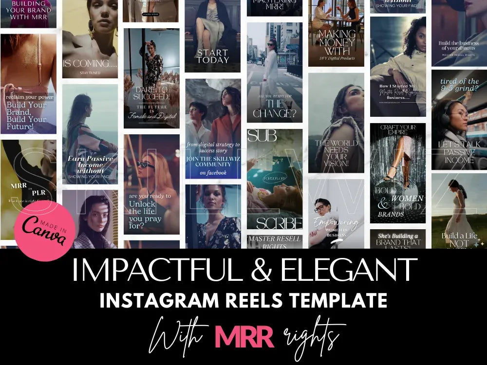 100 Impactful & Elegant Instagram Reels with MRR
