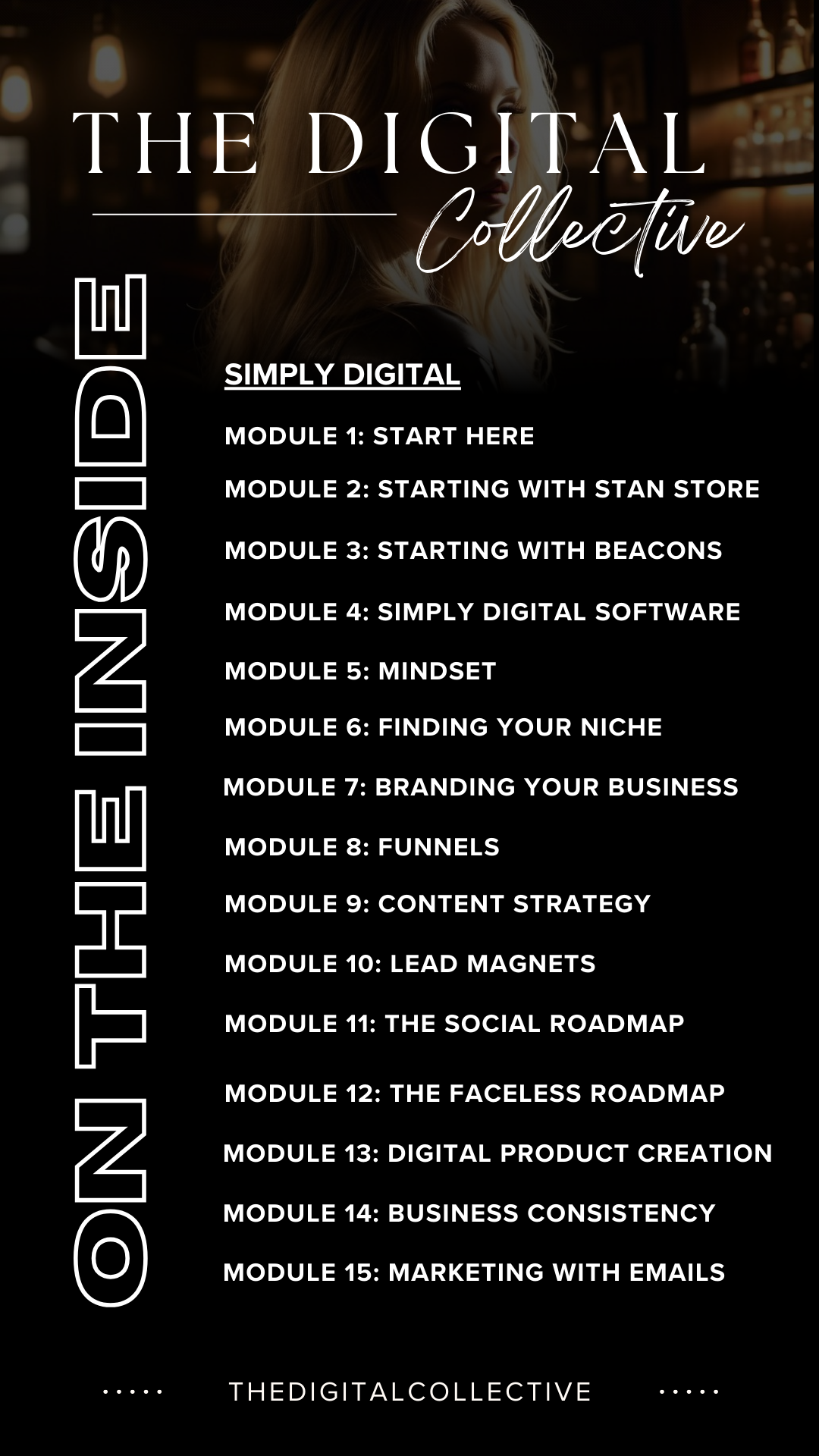 simply digital course modules what is inside
