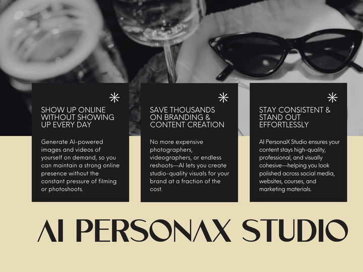 AI PersonaX Studio – Create AI-Generated Images & Videos of Yourself