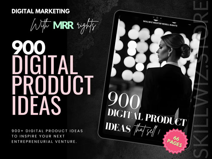 900 Digital Product Ideas That Sell With Mrr & Plr