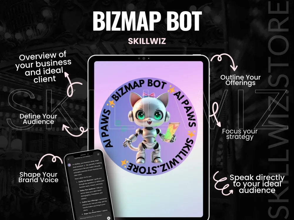 Bizmap Bot – Ai Cheat Sheet For Your Audience Offers And Brand Voice