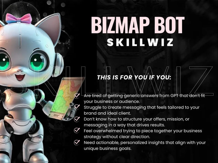 Bizmap Bot – Ai Cheat Sheet For Your Audience Offers And Brand Voice