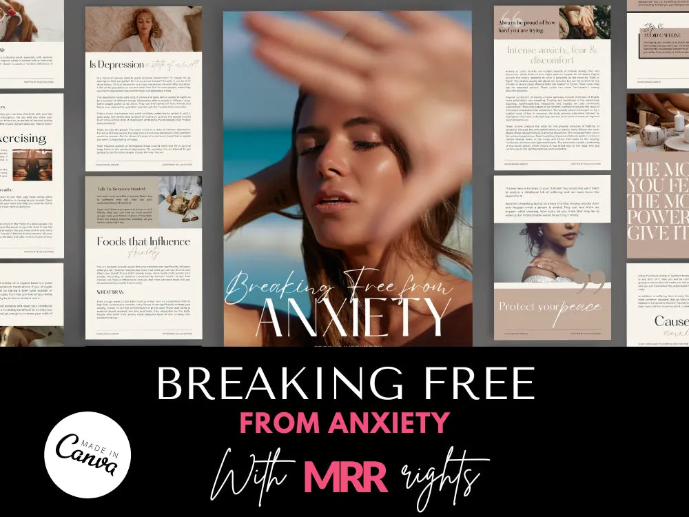 Breaking Free From Anxiety Ebook With Mrr & Plr