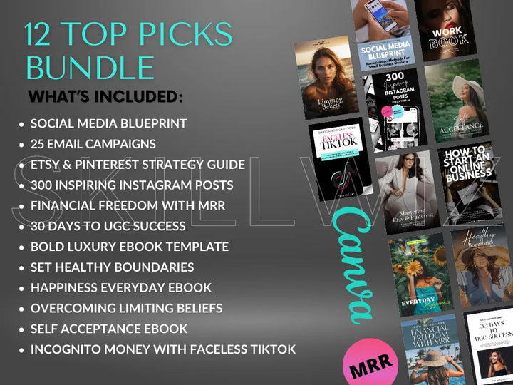 Bundle 12 Top Picks to Start Your Own Store with MRR