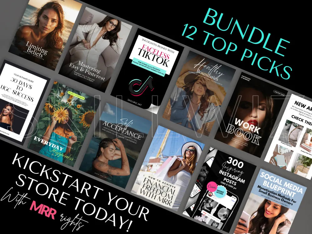 Bundle 12 Top Picks to Start Your Own Store with MRR