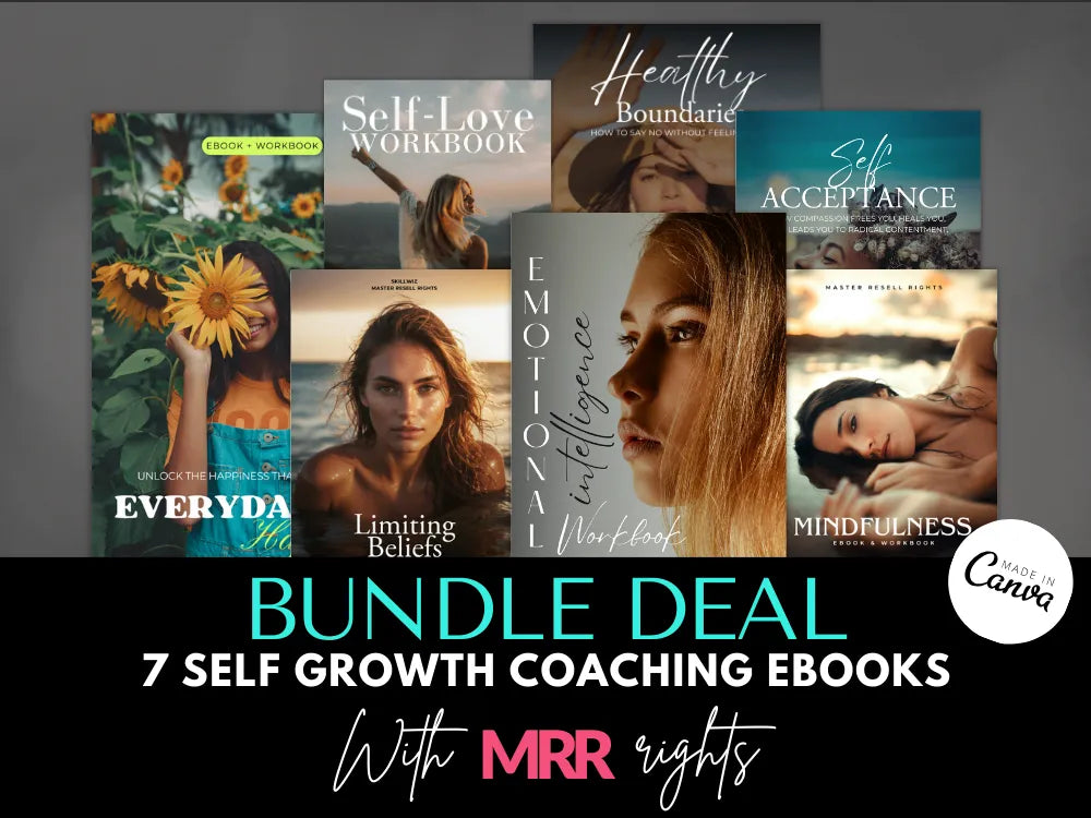 Bundle Mental Health Coaching 7 Ebooks with MRR & PLR