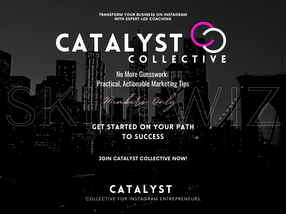 Catalyst Collective Course - Exclusive Instagram Mba With Expert-Led Coaching