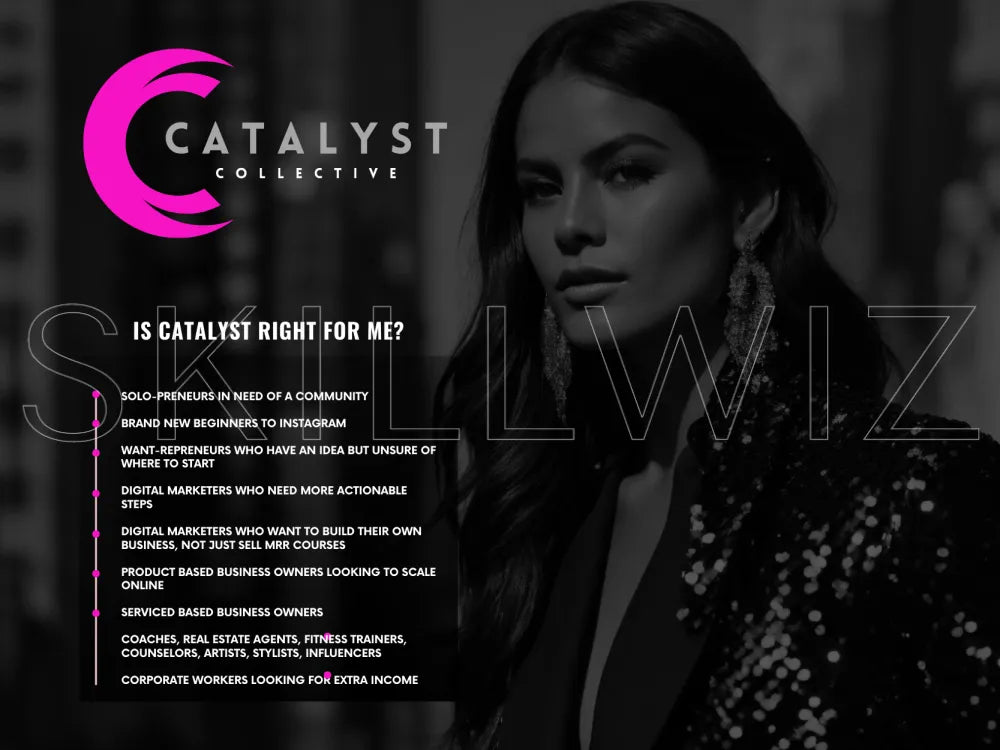 Catalyst Collective Course - Exclusive Instagram Mba With Expert-Led Coaching