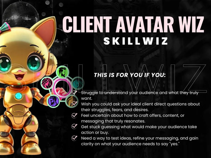 Client Avatar Wiz Ai Bot – Chat With Your Ideal & Refine Marketing