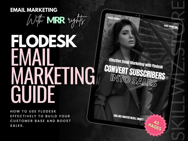 Convert Subscribers Into Sales - Flodesk E-Mail Marketing Guide Mrr/Plr