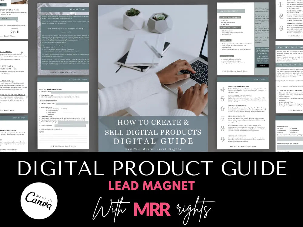 Digital Product Guide Lead Magnet With Mrr & Plr