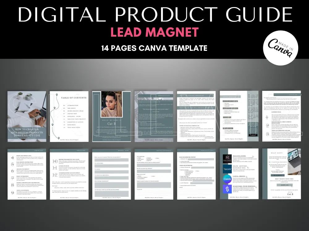 Digital Product Guide Lead Magnet With Mrr & Plr