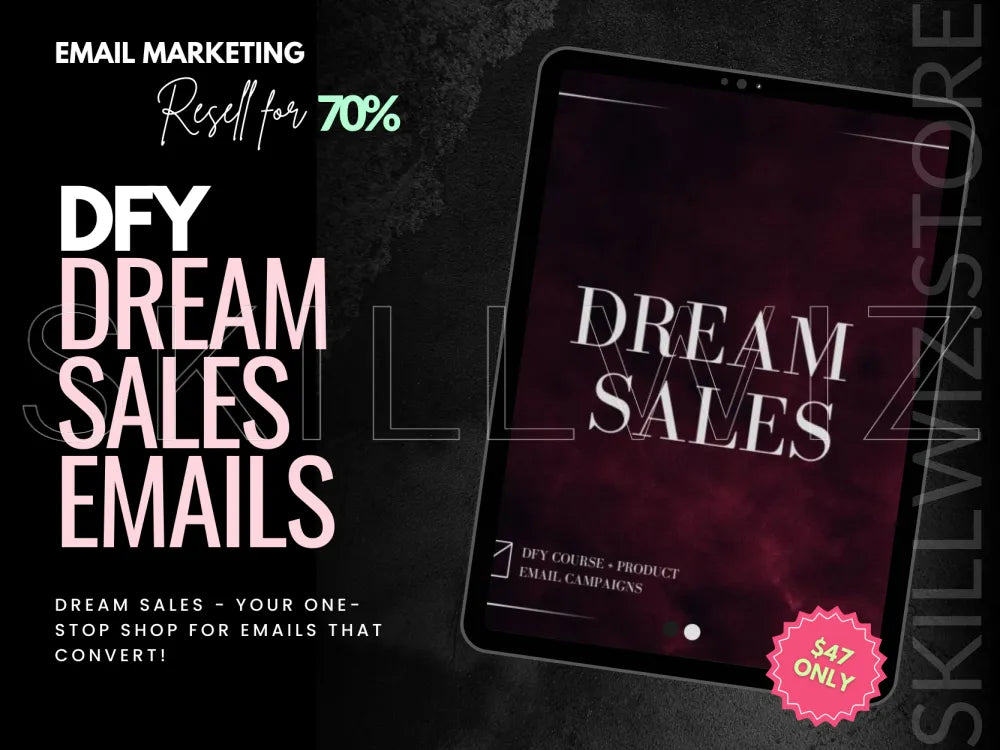 Dream Sales - Dfy Email Marketing Campaigns & Flows