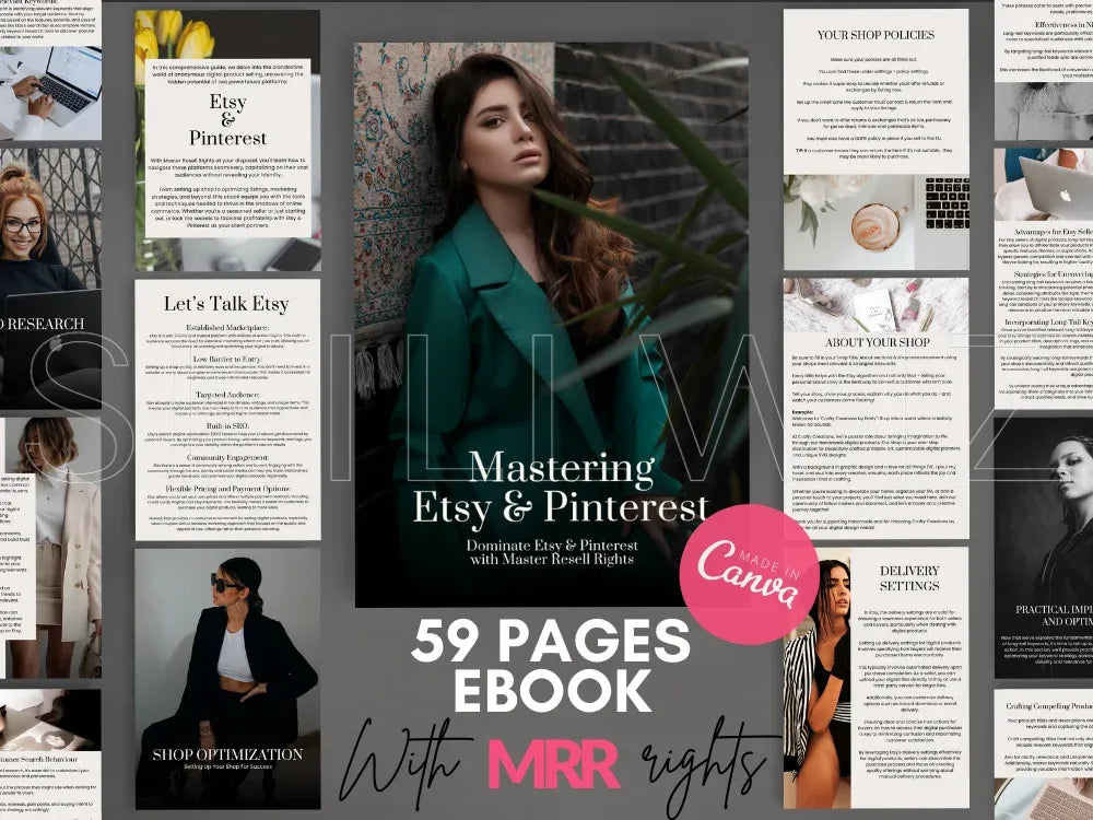 Etsy & Pinterest Strategy Guide with MRR and PLR