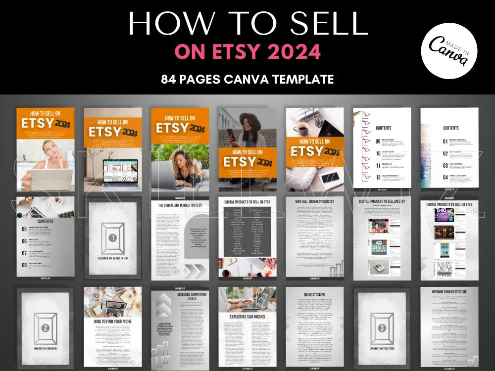 Etsy Seller Guide 2024 - How to Sell on Etsy Guide with MRR & PLR