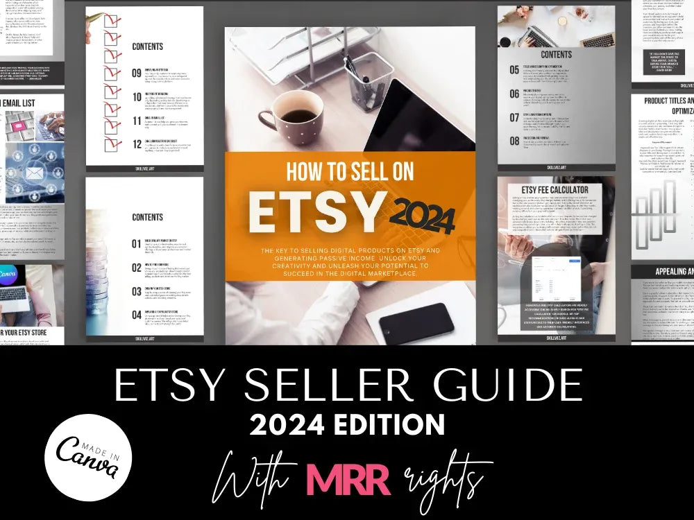 Etsy Seller Guide 2024 - How to Sell on Etsy Guide with MRR & PLR