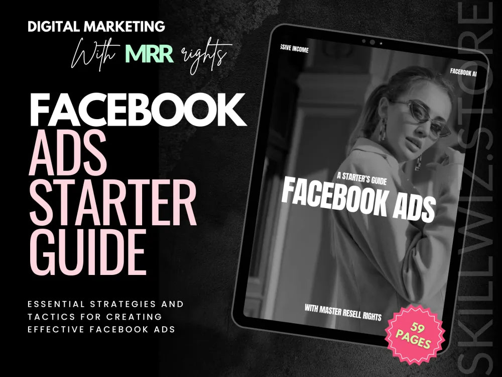 Facebook Ads - A Starter’s Guide With Resell Rights Mrr/Plr