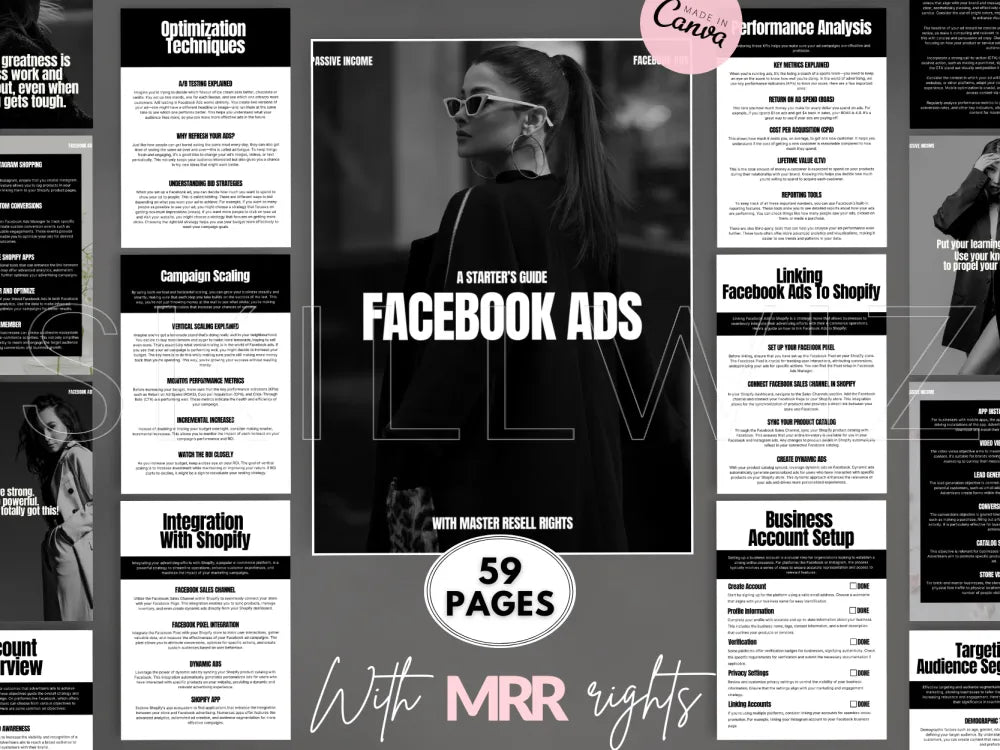 Facebook Ads - A Starter’s Guide With Resell Rights Mrr/Plr