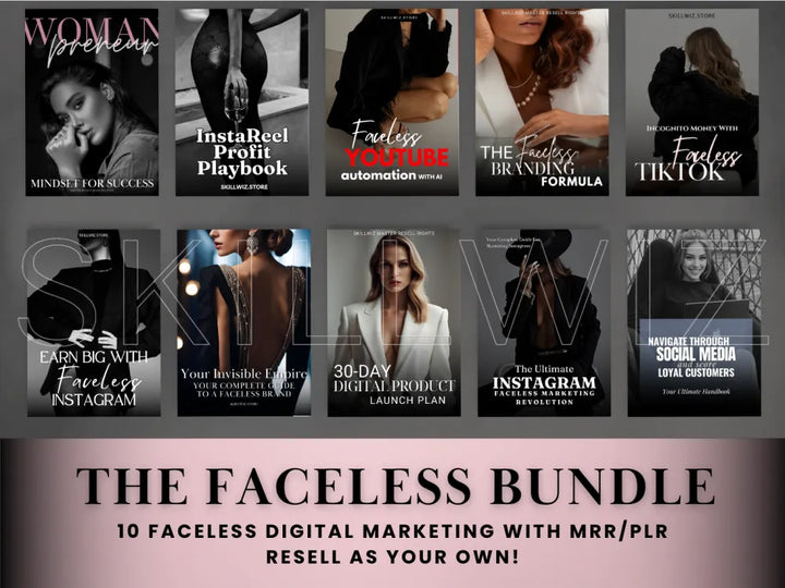 Faceless Digital Marketing Bundle With Mrr/Plr