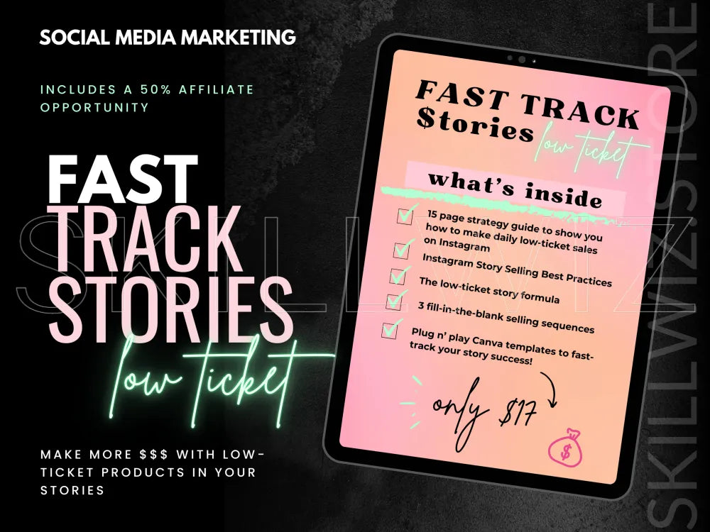 Fast Track Stories Low Ticket With Story Selling Sequences