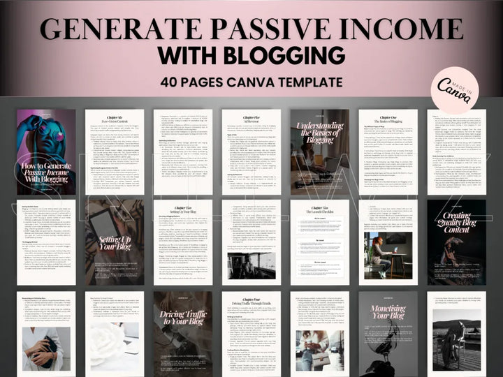 Generate Passive Income With Blogging Ebook With Mrr/Plr