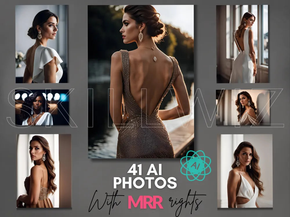 Glamour Ai Generated Photos With Mrr & Plr