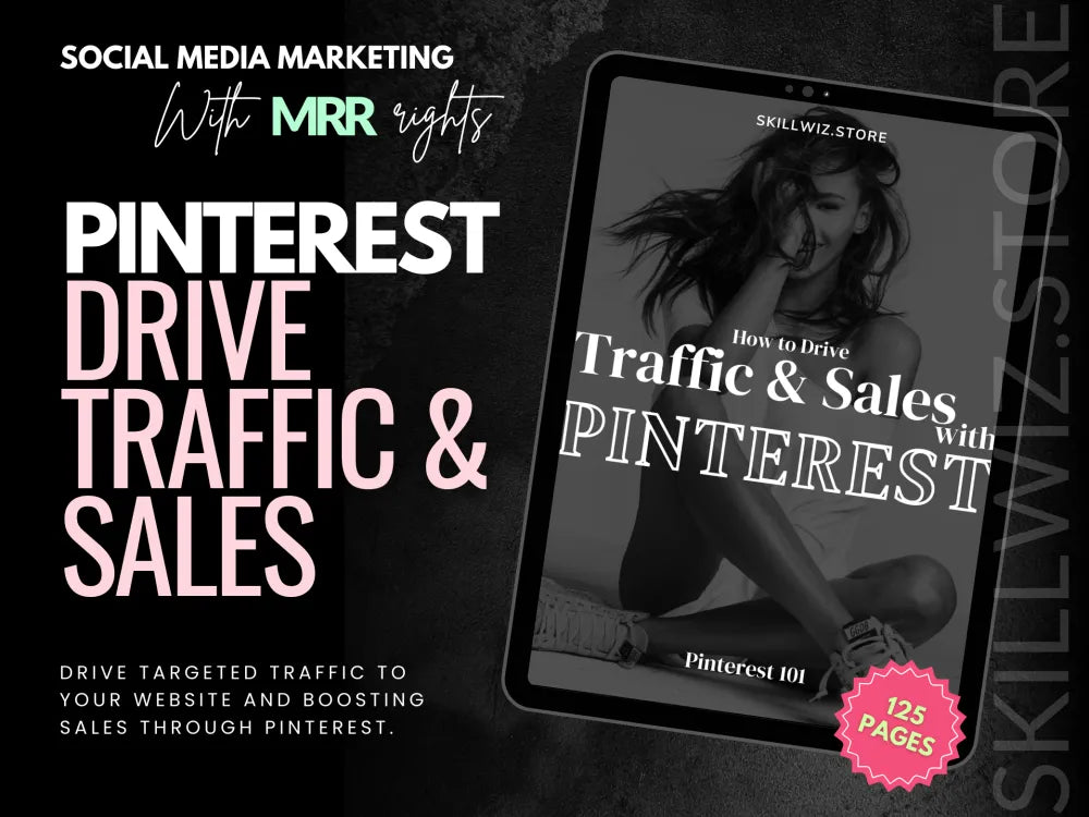 How To Drive Traffic And Sales With Pinterest Marketing Mrr/Plr