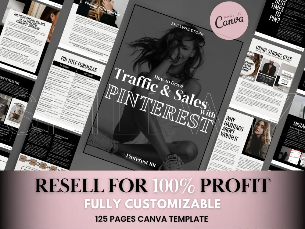 How To Drive Traffic And Sales With Pinterest Marketing Mrr/Plr