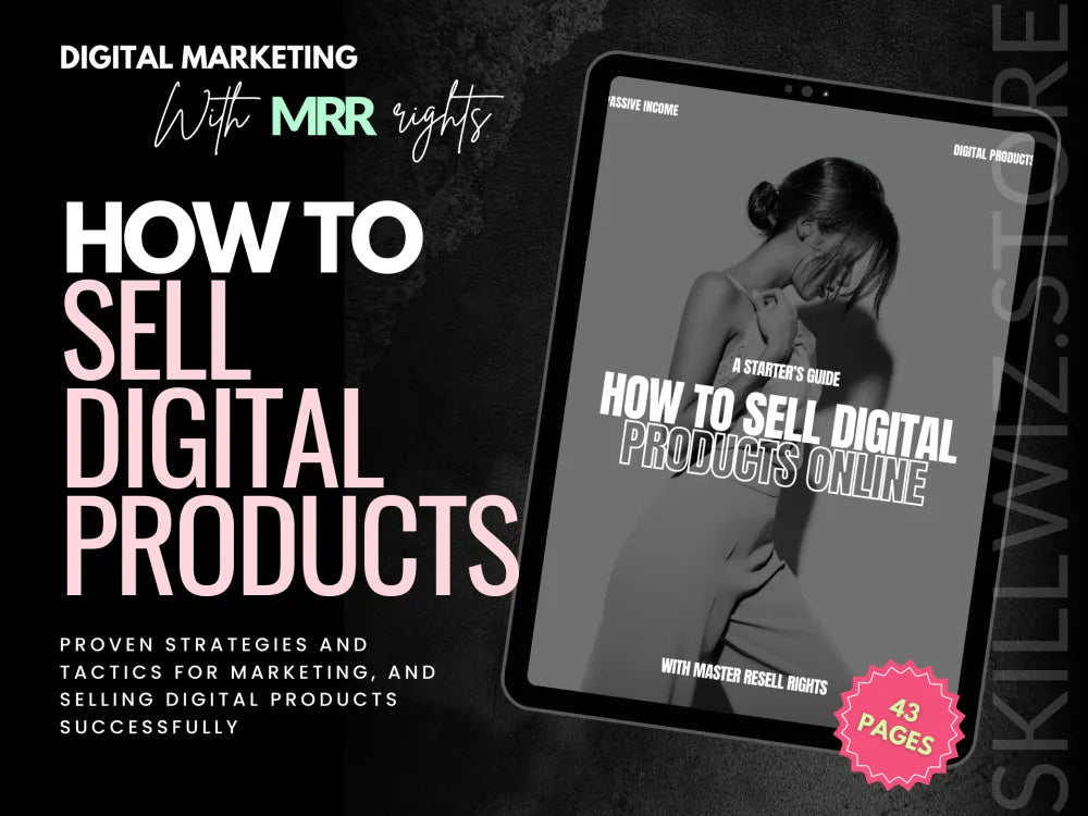 How To Sell Digital Products Online With Resell Rights Mrr/Plr