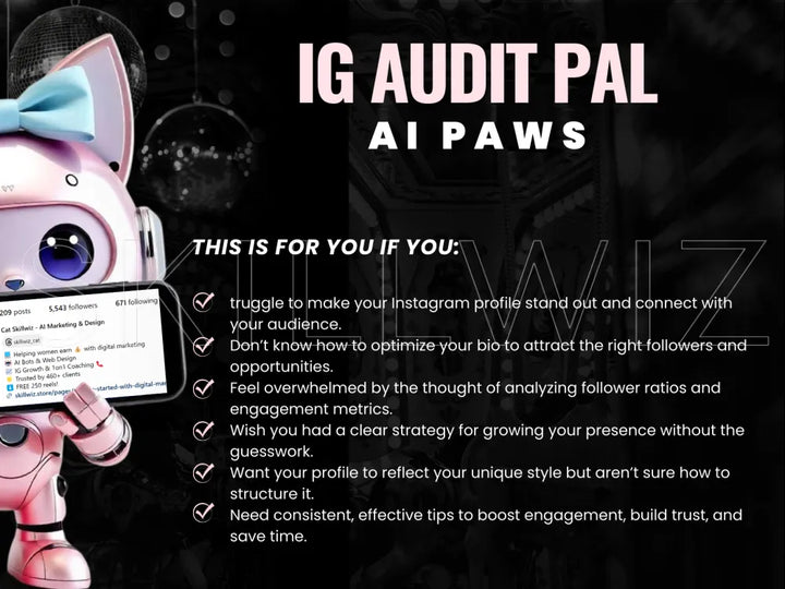 Ig Audit Pal: Ai-Bot For Instagram Bio & Profile Optimization
