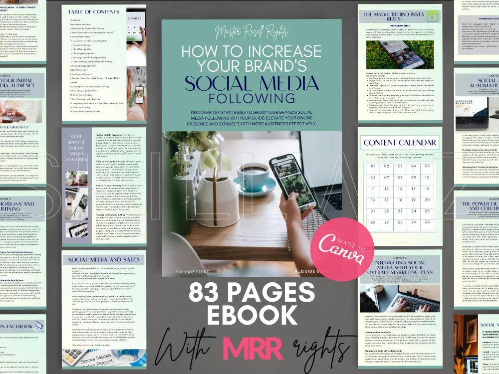 Increase Your Social Media Following with Master Resell Rights