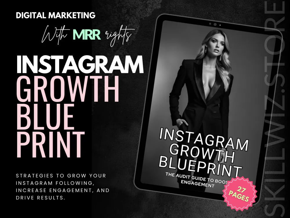 Instagram Growth Blueprint & Audit With Mrr Plr