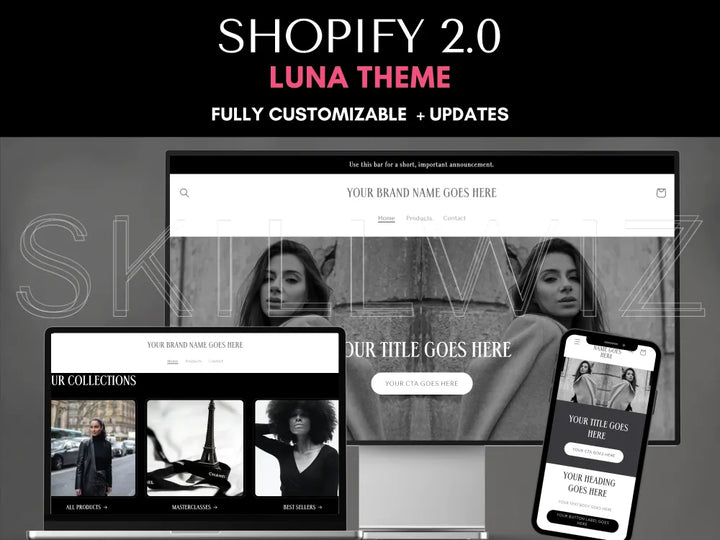 Luna Shopify 2.0 Theme with Master Resell Rights