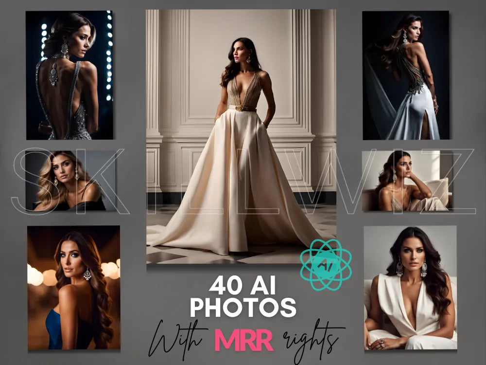 Luxury Ai Generated Photos With Mrr & Plr