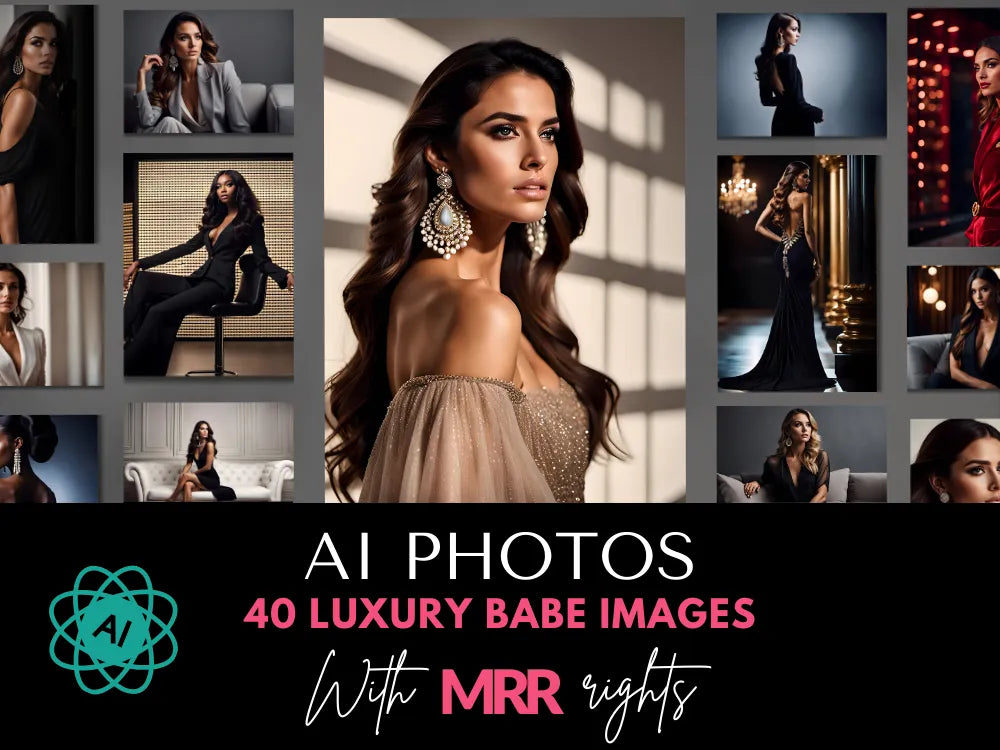 Luxury Ai Generated Photos With Mrr & Plr