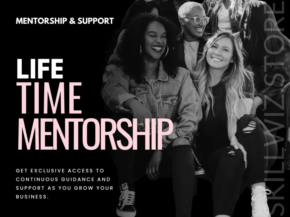 Mentorship & Training - Lifetime Access To My Support Group Rich Babes Squad
