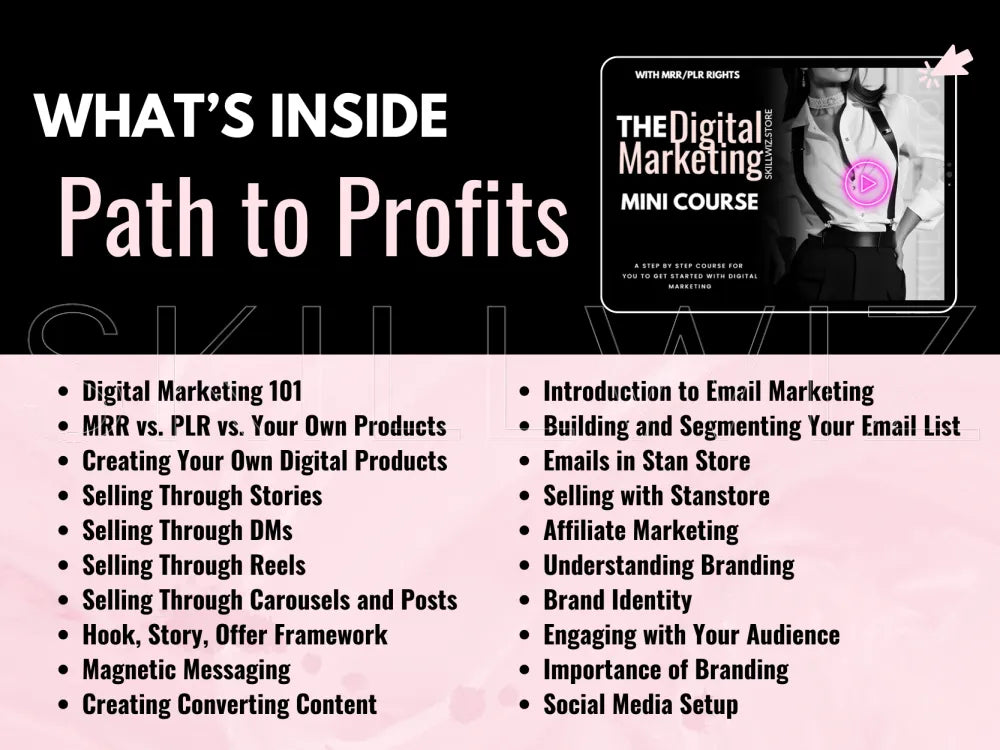 Path To Profits - Mini Digital Marketing Audio Course Mrr/Plr