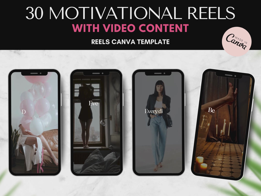 30 Motivational Reels with Master Resell Rights
