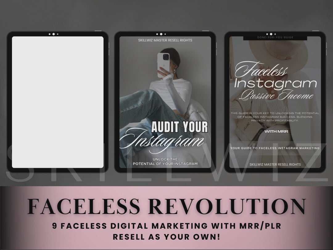 Faceless Marketing Revolution Bundle with MRR/PLR