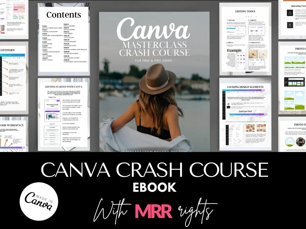 Quick-Learn Canva Masterclass with Master Resell Rights