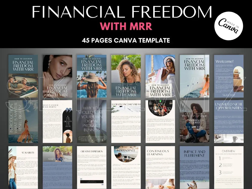 Financial Freedom Selling MRR Digital Products - eBook with Master Resell Rights