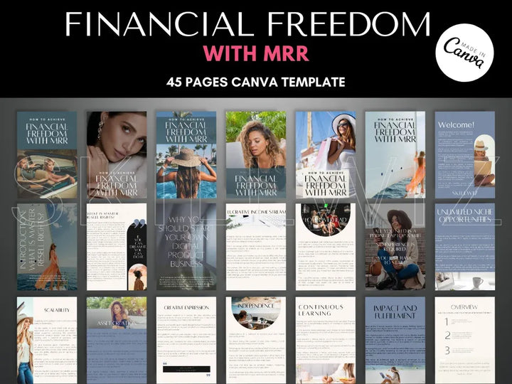 Financial Freedom Selling MRR Digital Products - eBook with Master Resell Rights