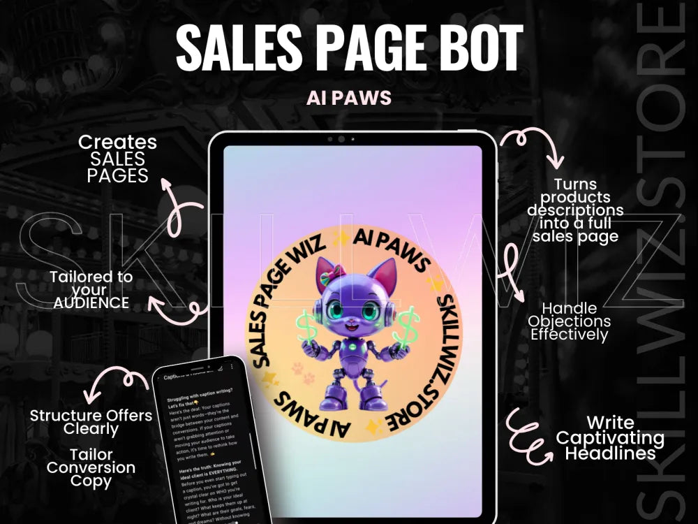 Sales Page Wiz: Your Ai Bot For Writing High-Converting Pages Effortlessly