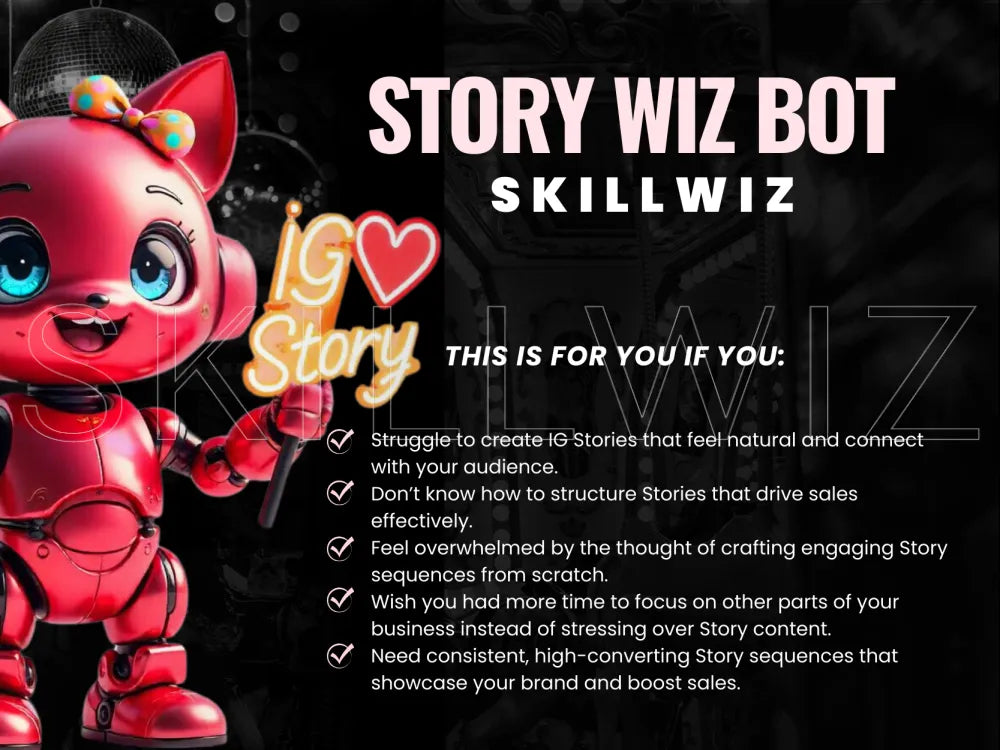 Create authentic Instagram Stories with Story Wiz AI Bot