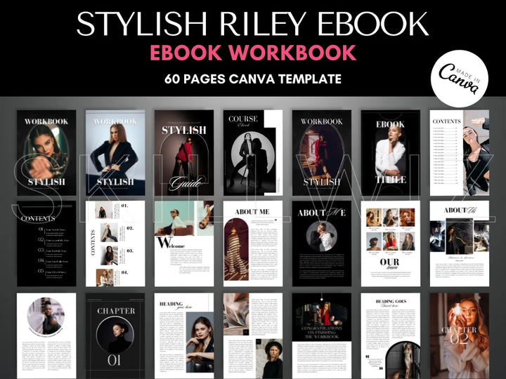 Stylish Riley Ebook & Workbook Wiith Mrr Plr