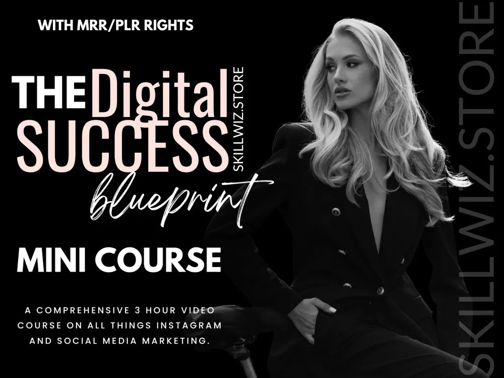 The Digital Success Blueprint Course With Mrr & Plr