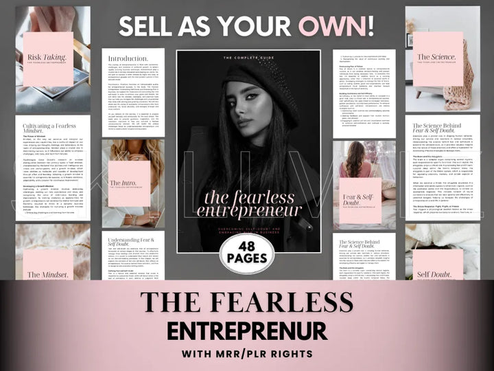 The Fearless Entrepreneur Ebook With Mrr/Plr