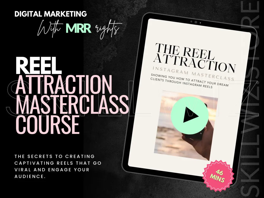 The Reel Attraction Masterclass With Mrr - Instagram Course