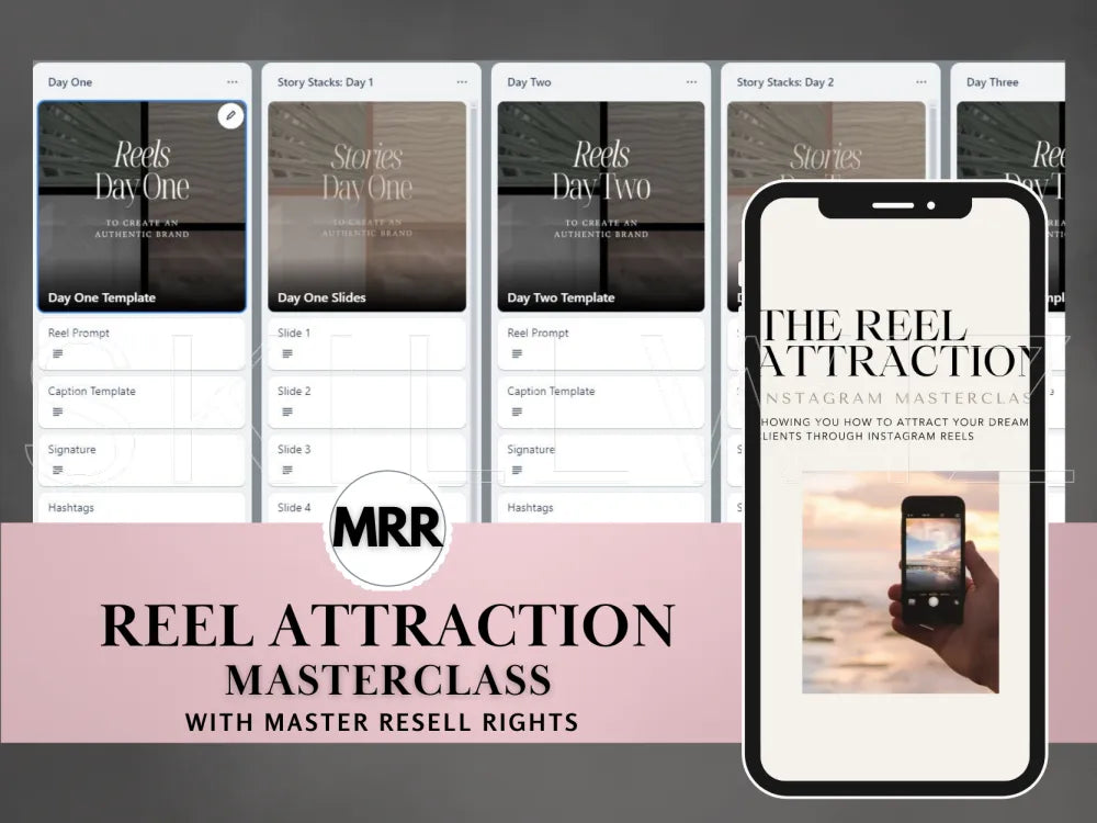 The Reel Attraction Masterclass With Mrr - Instagram Course
