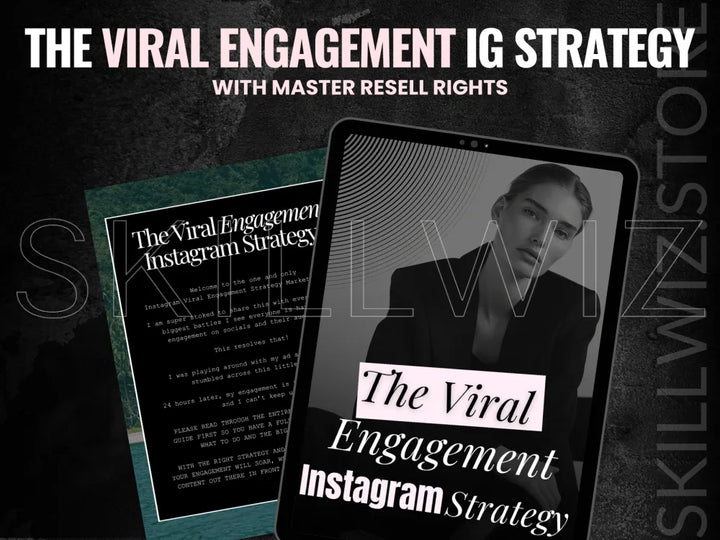 The Viral Engagement Instagram Strategy With Mrr/Plr